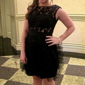 BCBG black cocktail dress